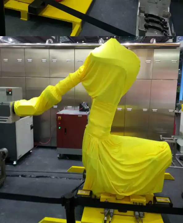 Защитные чехлы для окрасочного робота и чехол для одежды промышленного робота, водонепроницаемый автоматический окрасочный робот 
